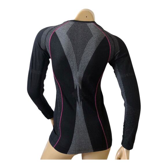 MEDICO Womens Size Small Stretch Seamless Base Layer Long Sleeve Shirt Top - Picture 4 of 7